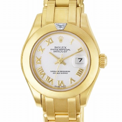 Rolex 80328 Pearlmaster Automatic Female 18k yellow gold Replica Watches