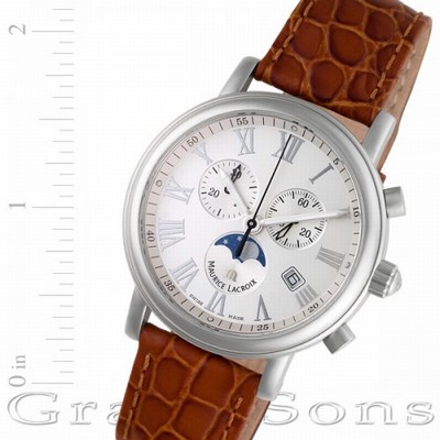 Maurice Lacroix LC1048 Les Classiques Phase Quartz Male Stainless Steel Replica Watches