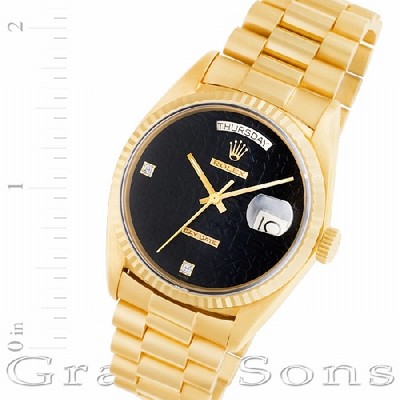 Rolex 18038 Day-Date Automatic Male 18k yellow gold Replica Watches