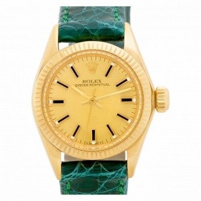 Rolex 6719 Oyster Perpetual Automatic Female 18k yellow gold Replica Watches