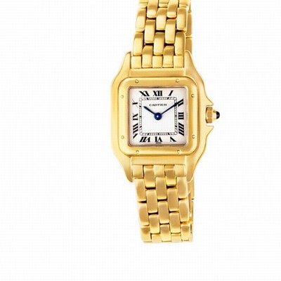 Cartier W25022B9 Panthere Quartz Female 18k yellow gold Replica Watches