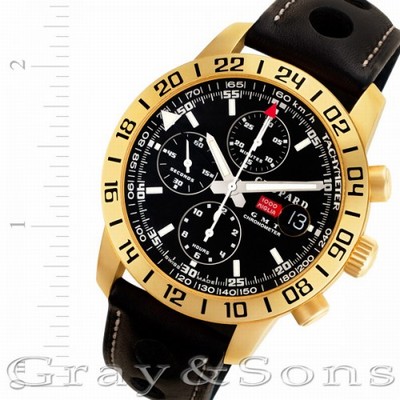 Chopard 16/1884 Mille Miglia Automatic Male 18k yellow gold Replica Watches