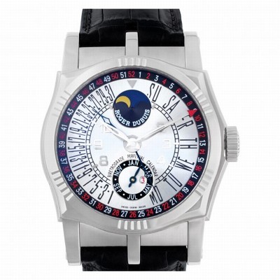 Roger Dubuis SY43 5710 0 Sympathie Automatic Male 18k White Gold Replica Watches