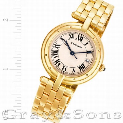 Cartier 883964 VLC Quartz Male 18k yellow gold Replica Watches
