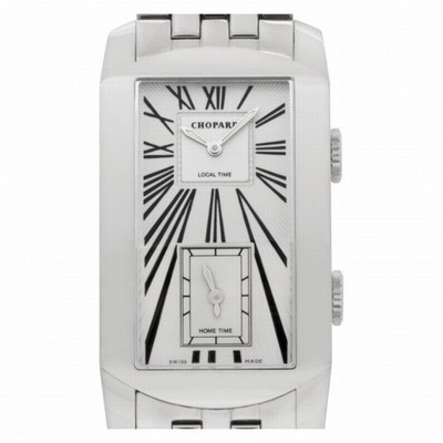Chopard 162274-1001 Dual Time Automatic Male 18k White Gold Replica Watches