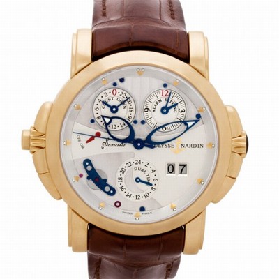 Ulysse Nardin 666-88 Sonata Cathedral Automatic Male 18k rose gold Replica Watches