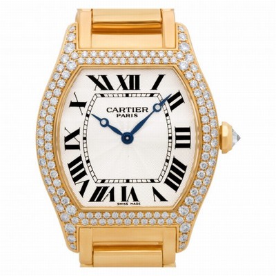 Cartier Cartier 2559 Tortue Manual Unisex 18k yellow gold Replica Watches