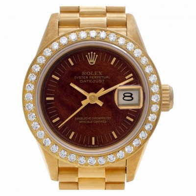 Rolex 69178 Datejust Automatic Female 18k yellow gold Replica Watches