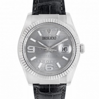 Rolex 116139 Datejust Automatic Male 18k White Gold Replica Watches