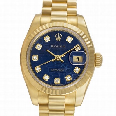 Rolex 179178 Datejust Automatic Female 18k yellow gold Replica Watches