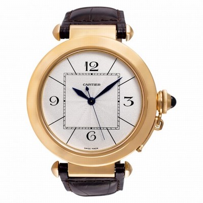 Cartier W3019051 Pasha 42mm Automatic Male 18k rose gold Replica Watches