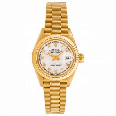 Rolex 69178 Datejust Automatic Female 18k yellow gold Replica Watches