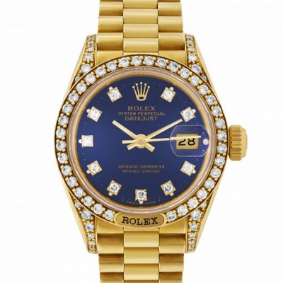 Rolex 69158 Datejust Automatic Female 18k yellow gold Replica Watches