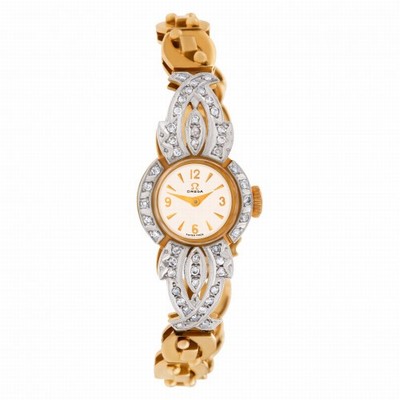 Omega Omega 4177 Classic Manual Female 18k yellow gold Replica Watches