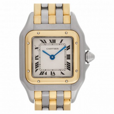 Cartier W25028B Panthere Quartz Female Stainless Steel Replica Watches