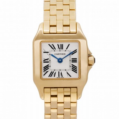 Cartier W25063X9 Demoiselle Quartz Female 18k yellow gold Replica Watches