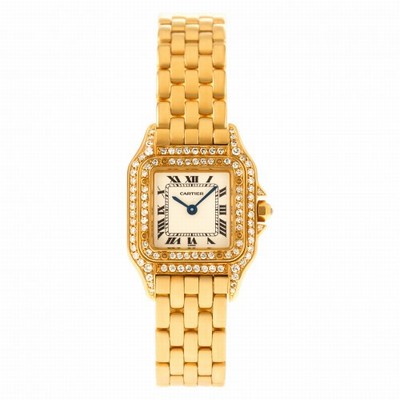 Cartier Cartier 2377 Panthere Quartz Female 18k yellow gold Replica Watches