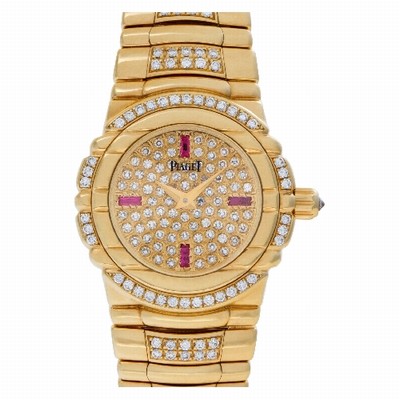 Piaget 16035 M 404 D Tanagra Quartz Female 18k Yellow Gold Replica Watches