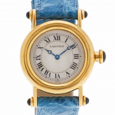 Cartier 1440 Diablo Quartz Female 18k yellow gold Replica Watches