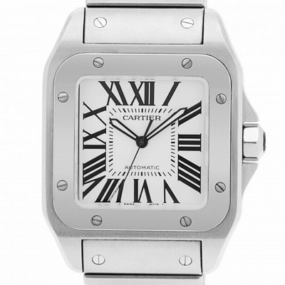 Cartier w200737g Santos 100 Automatic Unisex Stainless Steel Replica Watches