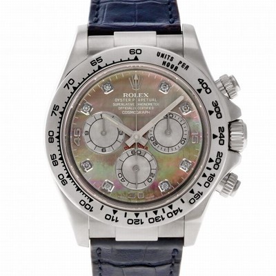 Rolex 116519 Daytona Automatic Unisex 18k White Gold Replica Watches