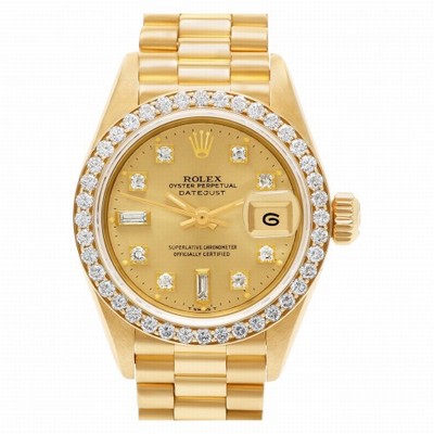 Rolex 69178 Datejust Automatic Female 18k yellow gold Replica Watches