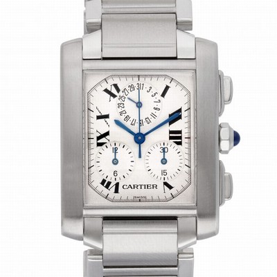 Cartier W51001Q3 Tank Francaise Quartz Male Stainless Steel Replica Watches