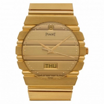 Piaget 15562c701 Polo Quartz Male 18k yellow gold Replica Watches