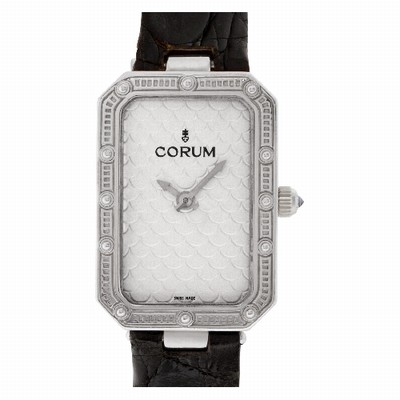 Corum 24 706 59  Quartz Female 18k White Gold Replica Watches