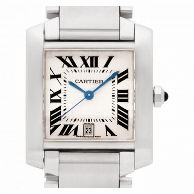 Cartier W51002Q3 Tank Francaise Automatic Male Stainless Steel Replica Watches