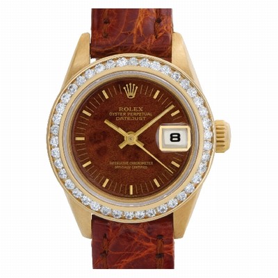 Rolex 69178 Datejust Automatic Female 18k Yellow Gold Replica Watches