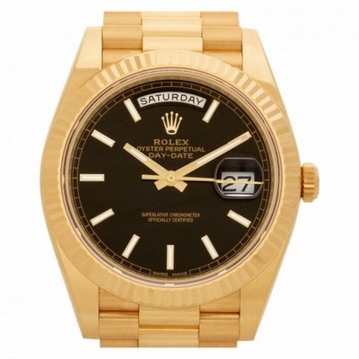 Rolex 228238 Day-Date 40 Automatic Male 18k yellow gold Replica Watches