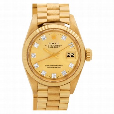 Rolex 6917 Datejust Automatic Female 18k yellow gold Replica Watches