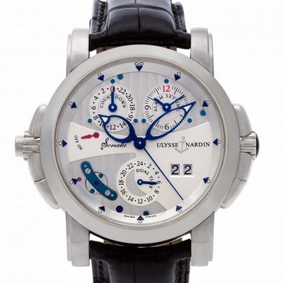 Ulysse Nardin 670-88 Sonata Cathedral Automatic Male 18k White Gold Replica Watches