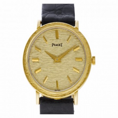 Piaget 9821 Oval Manual Female 18k yellow gold Replica Watches