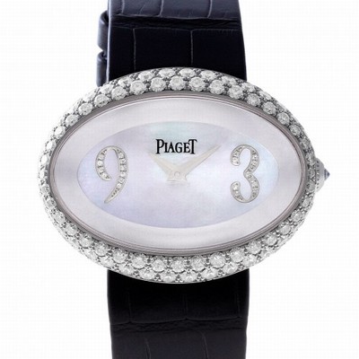 Piaget p10213 Quartz Female 18k White Gold Replica Watches