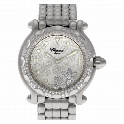 Chopard 28/8946 Happy Sport Quartz Female Stainless Steel Replica Watches
