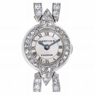 Cartier 92826 Cocktail Manual Female Platinum Replica Watches