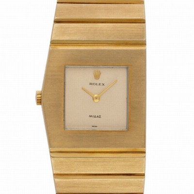 Rolex 9630 King Midas Manual Male 18k yellow gold Replica Watches