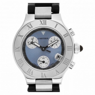 Cartier 2996 Chronoscaph 21 Quartz Unisex Stainless Steel Replica Watches