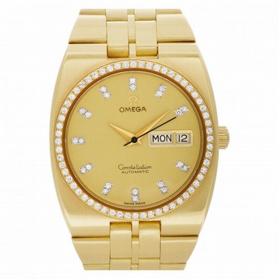 Omega 168.0054 Constellation Automatic Male 18k yellow gold Replica Watches