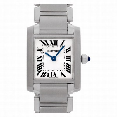 Cartier 2384 Tank Francaise Quartz Female Stainless Steel Replica Watches