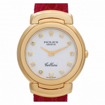 Rolex 6622 Cellini Quartz Female 18k yellow gold Replica Watches