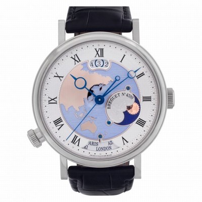 Breguet 5717PT Classique Hora Mundi Automatic Male Platinum Replica Watches