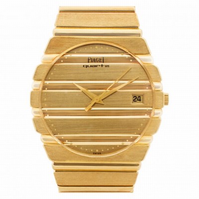 Piaget 15661c701 Polo Quartz Male 18k yellow gold Replica Watches