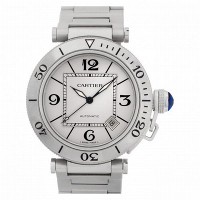 Cartier w31080m7 Pasha Seatimer Automatic Male Stainless Steel Replica Watches