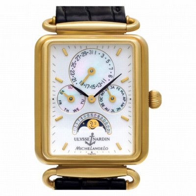 Ulysse Nardin 161-42 Michaelangelo Automatic Male 18k yellow gold Replica Watches
