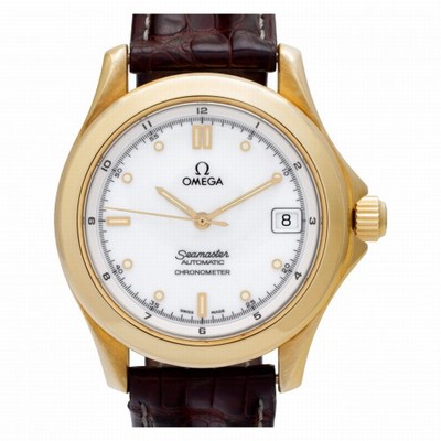 Omega 2681501 / 1961501 Seamaster Automatic Male 18k yellow gold Replica Watches