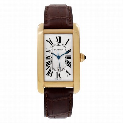 Cartier W56033156 Tank Americaine Automatic Unisex 18k Yellow Gold Replica Watches