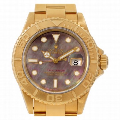 Rolex 16628 Yacht-Master Automatic Male 18k yellow gold Replica Watches